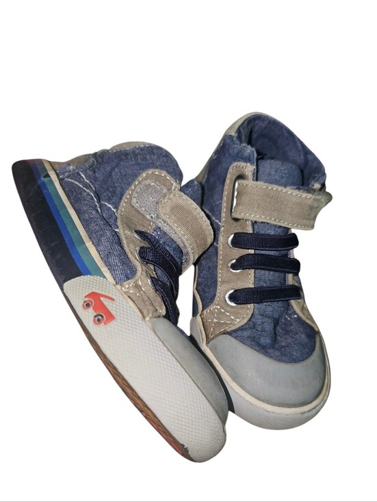 See Kai Run Other - See Kai Run Kids Blue Denim High-Top Sneakers with Velcro Strap